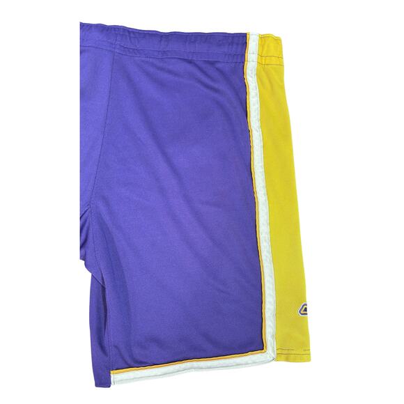 Adidas NBA Los Angeles Lakers Purple Gold Athletic Shorts XXL - Picture 6 of 8